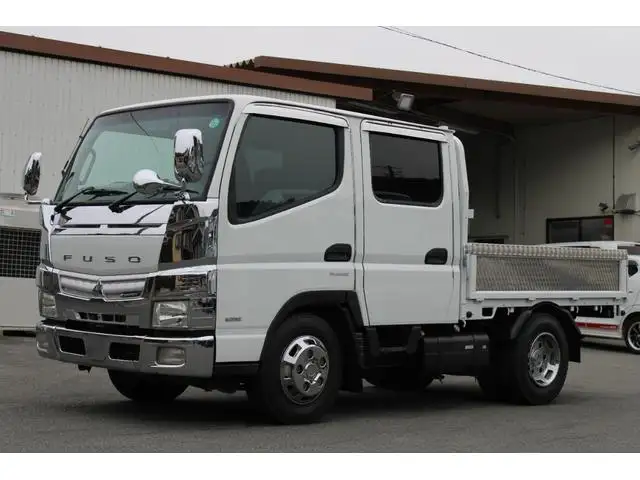 三菱 キャンター 小型 平ボディ Wキャブ 床鉄板 の中古トラック【車両No.174657】