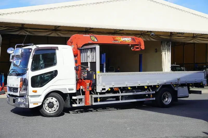 三菱 ファイター 中型/増トン クレーン付 アルミブロック エアサス の中古トラック【車両No.174721】