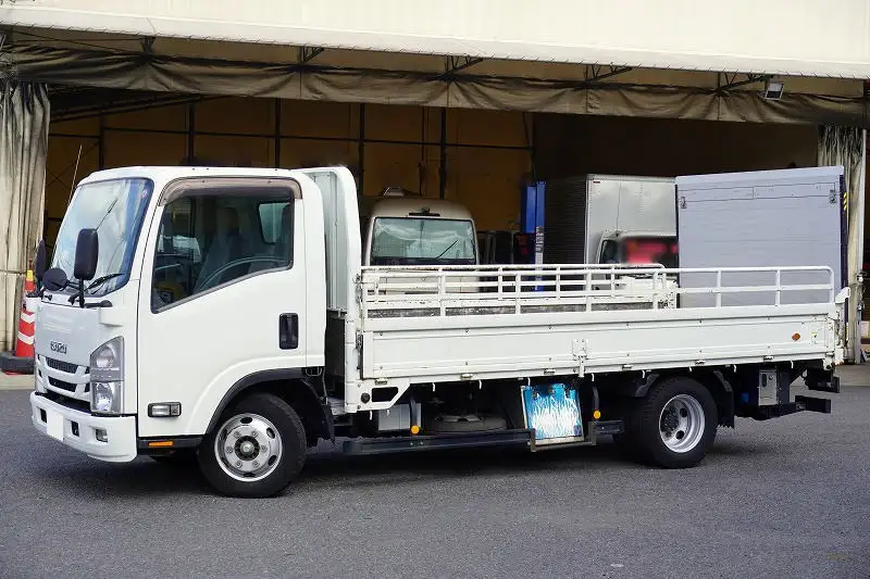 いすゞ エルフ 小型 平ボディ パワーゲート 床鉄板 の中古トラック【車両No.174717】