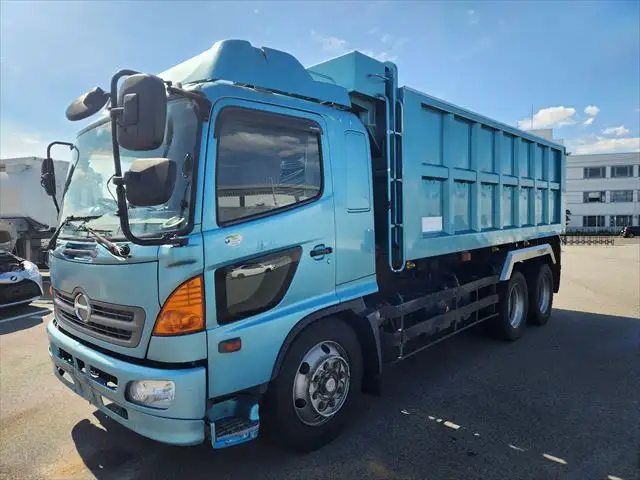日野 レンジャー 中型/増トン ダンプ 土砂禁 ステンレス張り の中古トラック【車両No.174771】