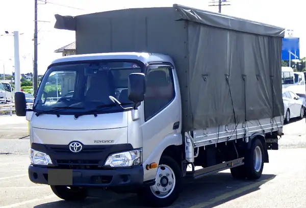 トヨタ トヨエース 小型 平ボディ 幌 TKG-XZU650 の中古トラック【車両No.174775】