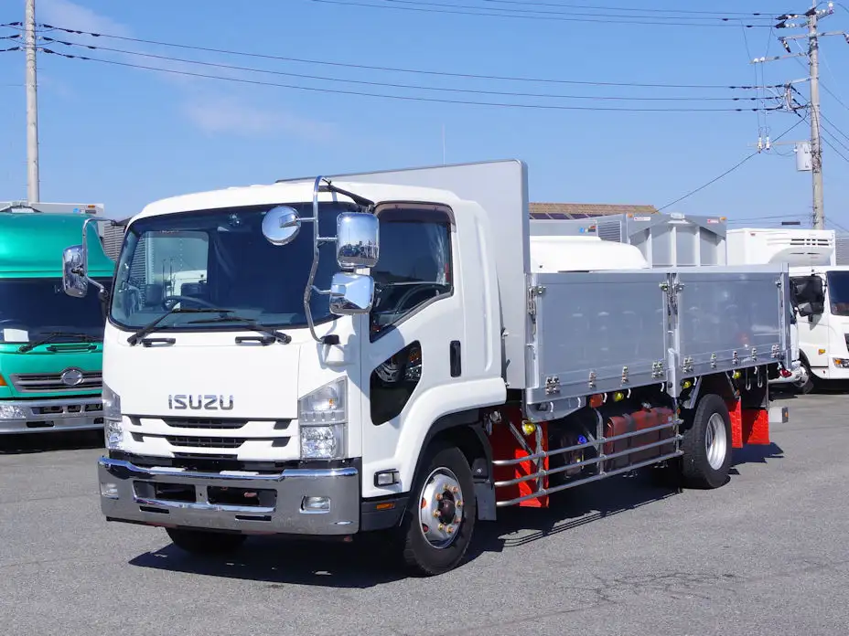 いすゞ フォワード 中型/増トン 平ボディ 床鉄板 アルミブロック の中古トラック【車両No.174359】
