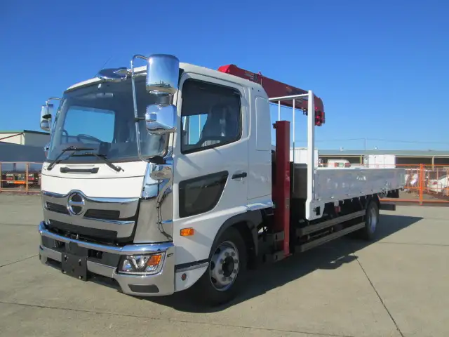 日野 レンジャー 中型/増トン 車両重機運搬 5段クレーン ラジコン の中古トラック【車両No.174967】