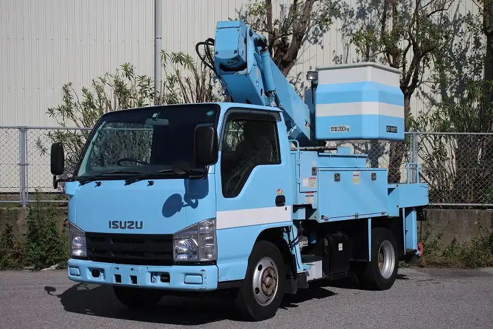 いすゞ エルフ 小型 高所・建柱車 高所作業車 BKG-NKR85AN の中古トラック【車両No.175013】