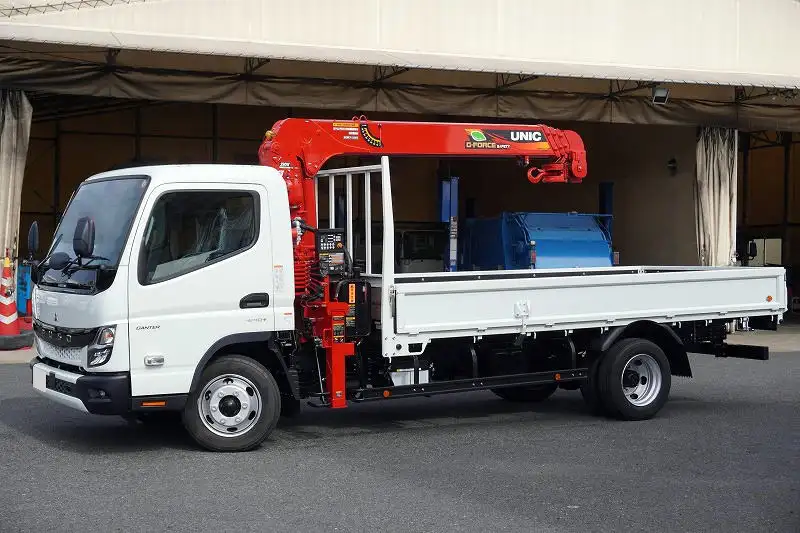 三菱 キャンター 小型 クレーン付 4段 ラジコン の中古トラック【車両No.175077】