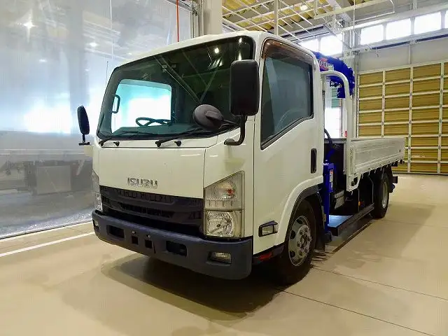 いすゞ エルフ 小型 クレーン付 5段 ラジコン の中古トラック【車両No.175015】