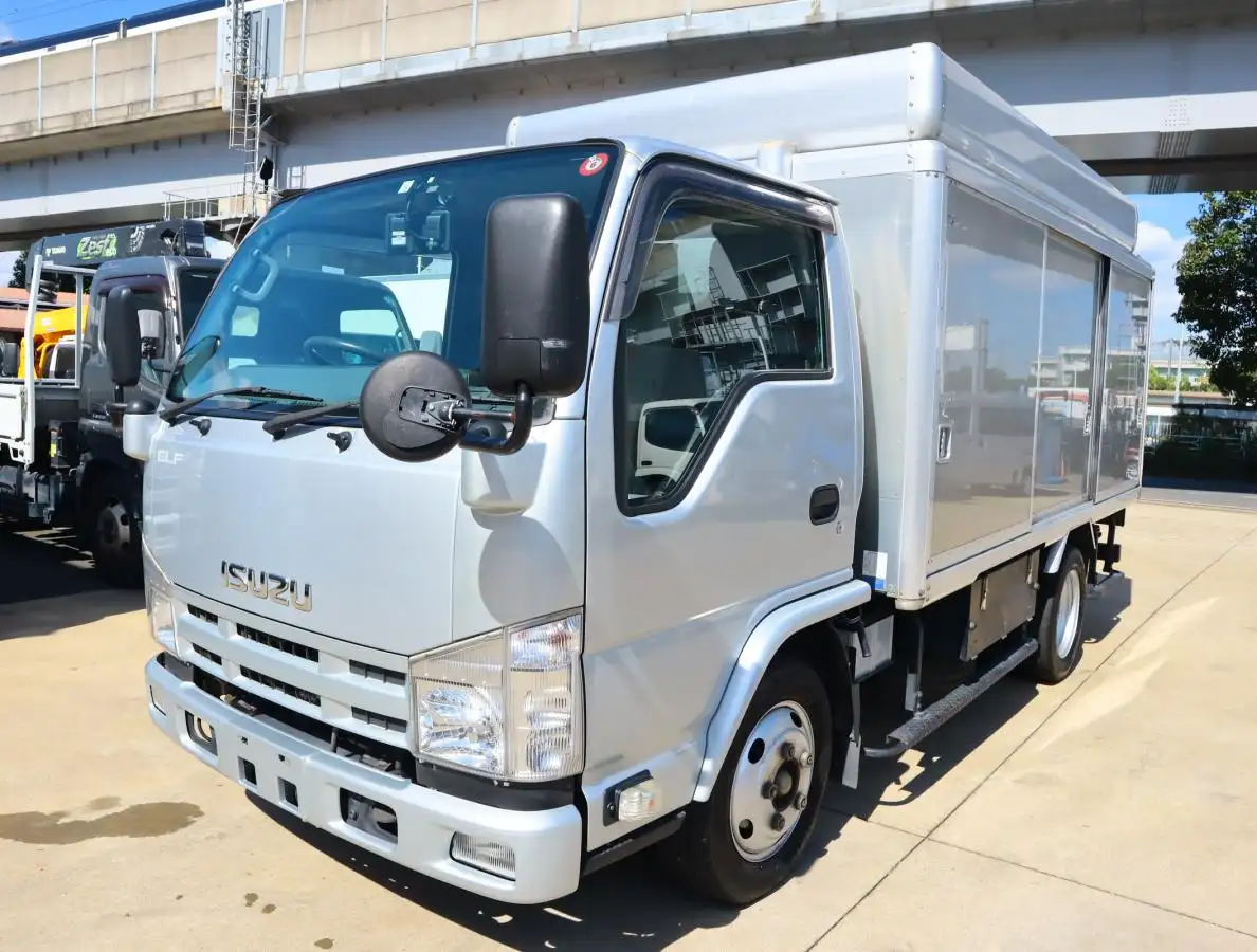 いすゞ エルフ 小型 アルミバン ボトルカー サイドドア の中古トラック【車両No.175225】