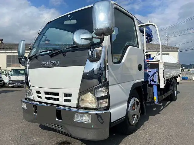 いすゞ エルフ 小型 クレーン付 3段 ラジコン の中古トラック【車両No.175497】