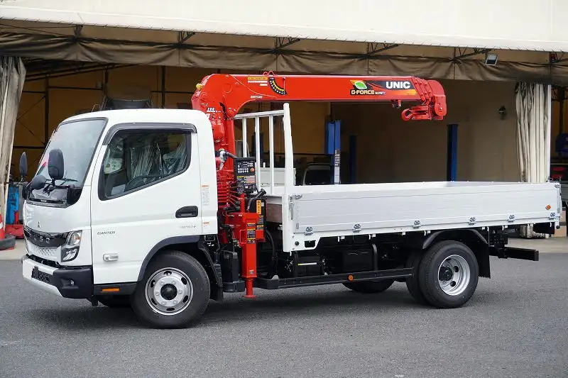 三菱 キャンター 小型 クレーン付 アルミブロック 4段 の中古トラック【車両No.175601】
