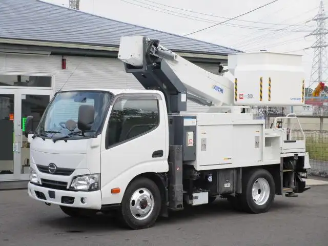 日野 デュトロ 小型 高所・建柱車 高所作業車 電工仕様 の中古トラック【車両No.175558】