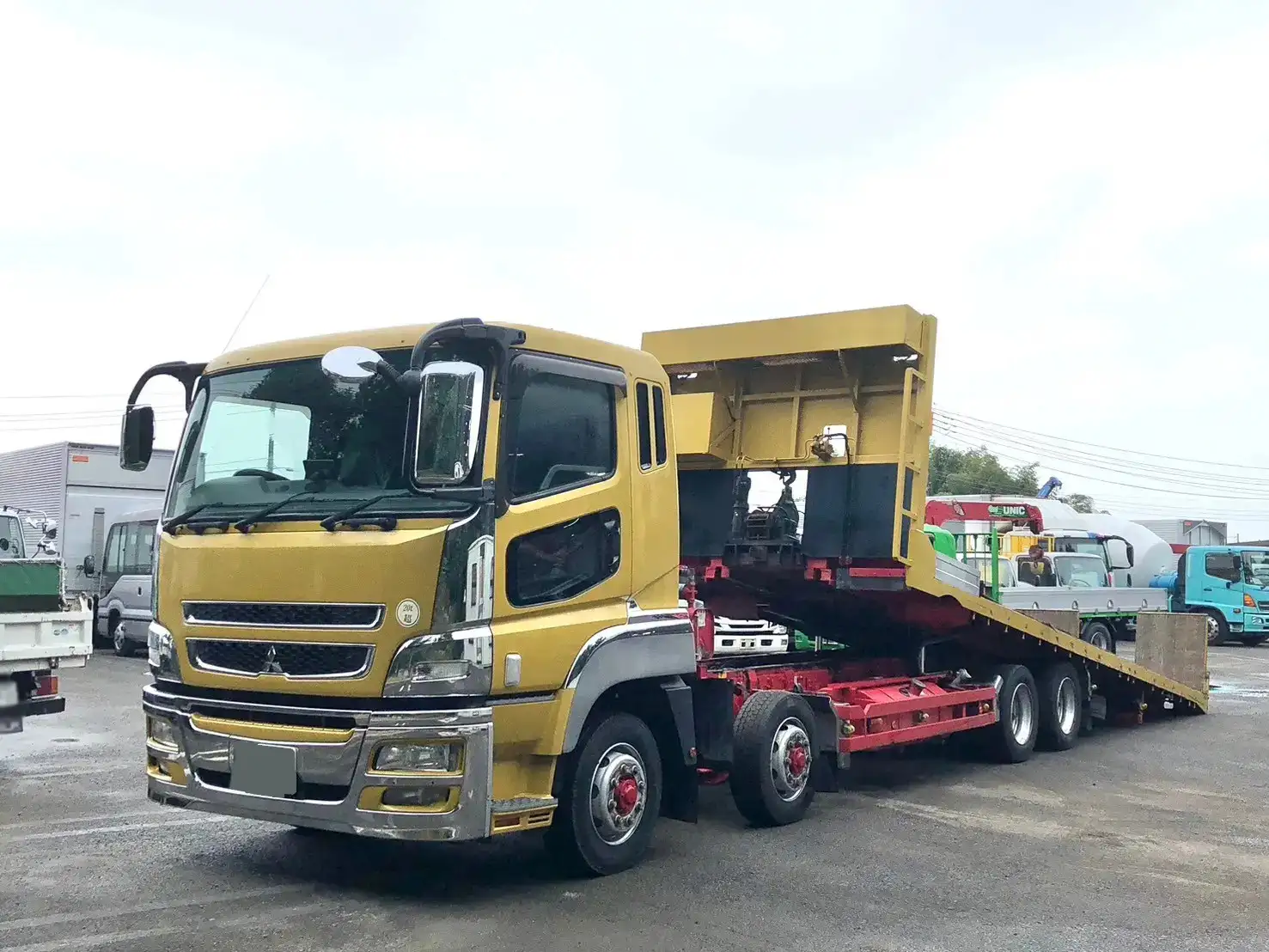 三菱 スーパーグレート 大型 車両重機運搬 ラジコン ウインチ の中古トラック【車両No.175740】