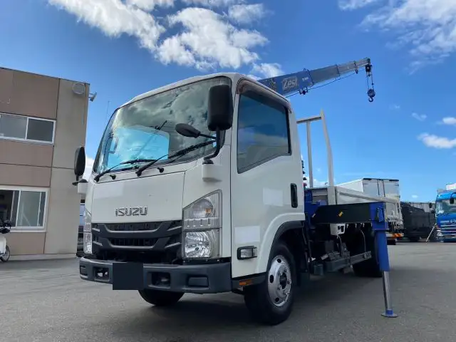 いすゞ エルフ 小型 クレーン付 4段 ラジコン の中古トラック【車両No.175858】