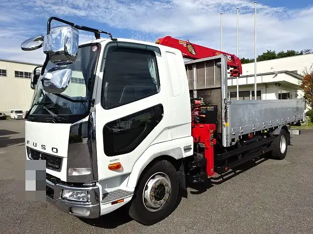 三菱 ファイター 中型/増トン クレーン付 アルミブロック 4段 の中古トラック【車両No.175713】