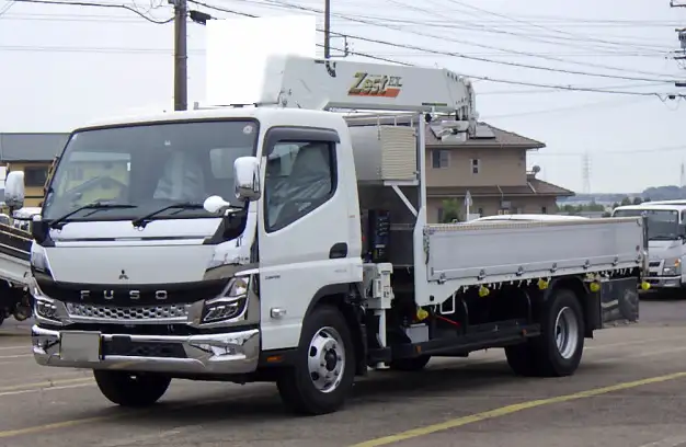 三菱 キャンター 小型 クレーン付 アルミブロック 5段 の中古トラック【車両No.176058】