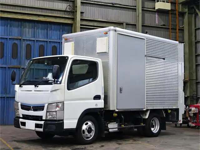 三菱 キャンター 小型 アルミバン パワーゲート サイドドア の中古トラック【車両No.176207】