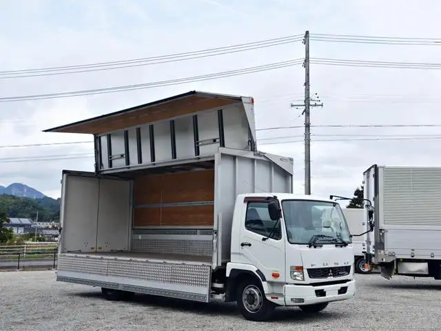 三菱 ファイター 中型/増トン ウイング ベッド QKG-FK72FZ の中古トラック【車両No.176239】