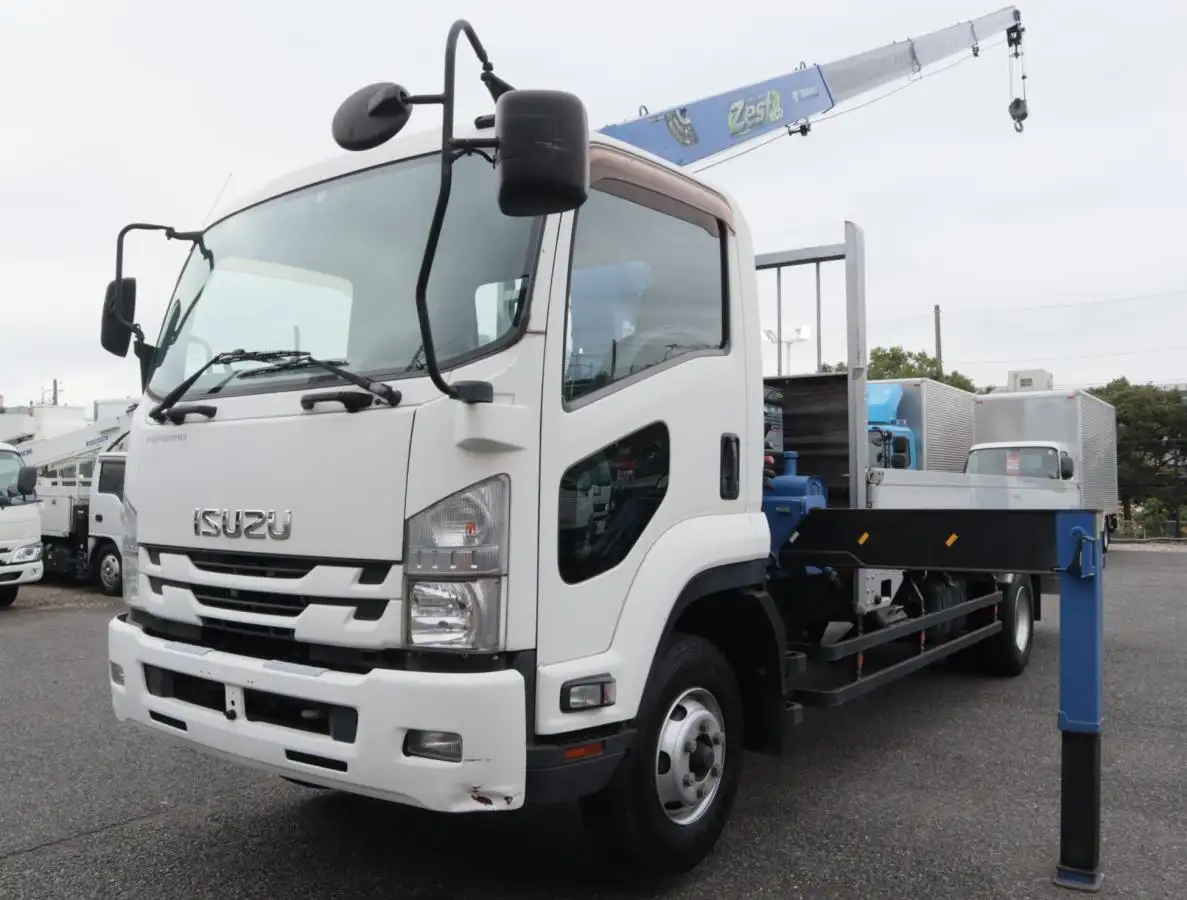 いすゞ フォワード 中型/増トン クレーン付 アルミブロック 4段 の中古トラック【車両No.176168】