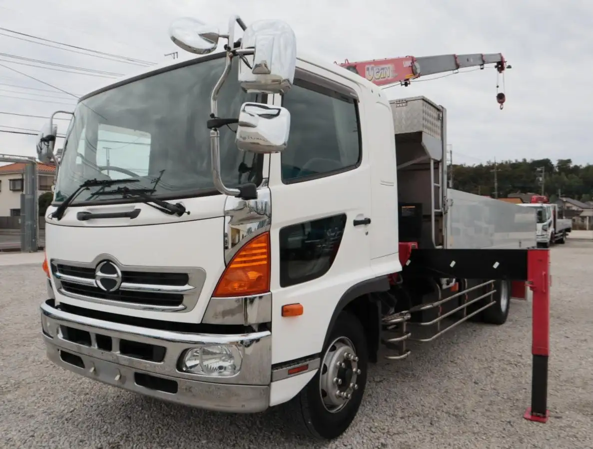 日野 レンジャー 中型/増トン クレーン付 アルミブロック 4段 の中古トラック【車両No.176145】