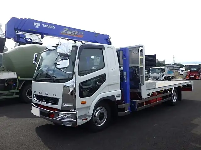 三菱 ファイター 中型/増トン 車両重機運搬 4段クレーン ラジコン の中古トラック【車両No.176255】