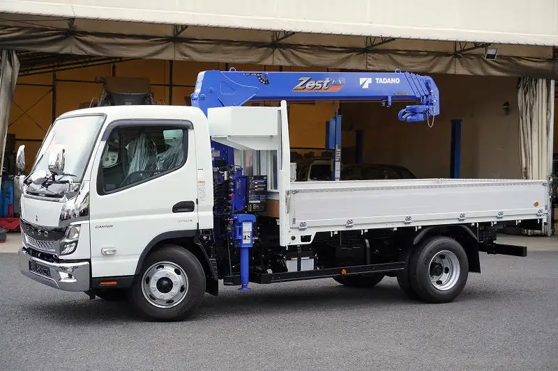三菱 キャンター 小型 クレーン付 アルミブロック 4段 の中古トラック【車両No.176445】