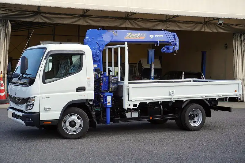 三菱 キャンター 小型 クレーン付 4段 ラジコン の中古トラック【車両No.176452】