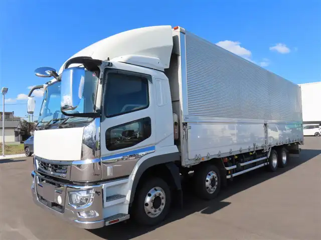 三菱 スーパーグレート 大型 ウイング 床鉄板 エアサス の中古トラック【車両No.176572】