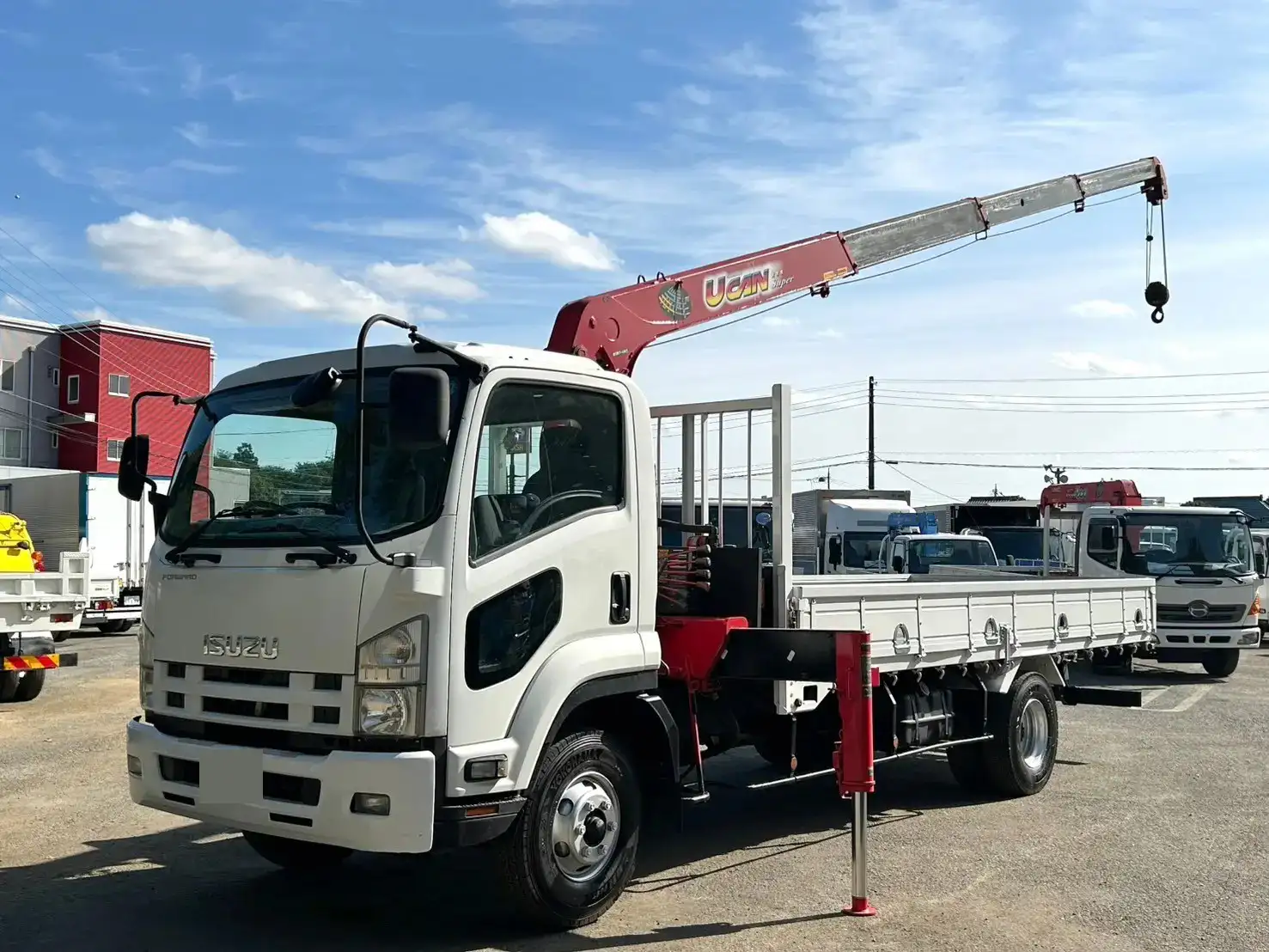 いすゞ フォワード 中型/増トン クレーン付 4段 ラジコン の中古トラック【車両No.176539】