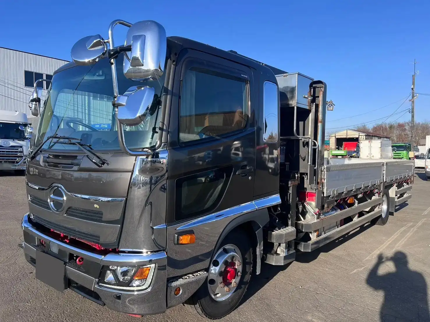 日野 レンジャー 中型/増トン クレーン付 アルミブロック エアサス の中古トラック【車両No.176867】
