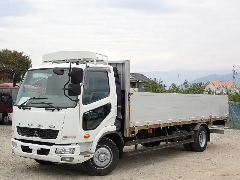三菱 ファイター 中型/増トン 平ボディ 床鉄板 アルミブロック の中古トラック【車両No.176981】