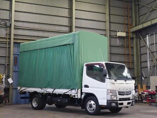 三菱 キャンター 小型 平ボディ 幌 SKG-FEA50 の中古トラック【車両No.177046】