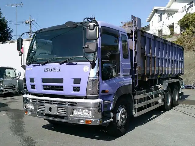 いすゞ ギガ 大型 ダンプ 土砂禁 ステンレス張り の中古トラック【車両No.176954】