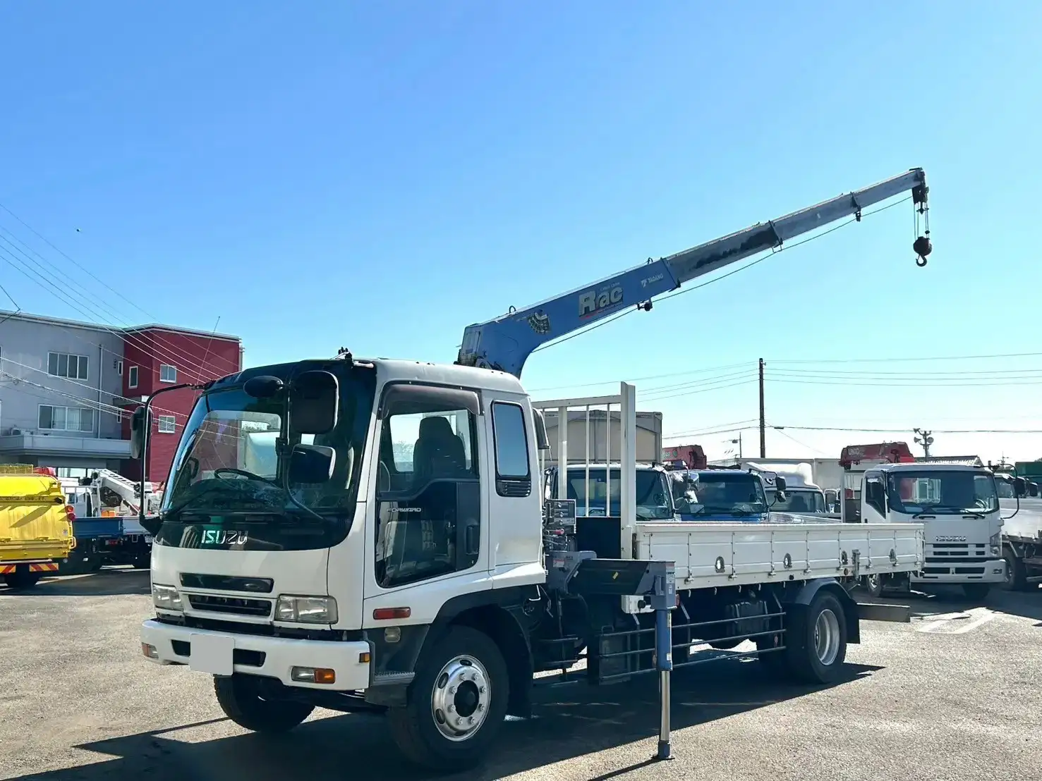 いすゞ フォワード 中型/増トン クレーン付 4段 ラジコン の中古トラック【車両No.177495】