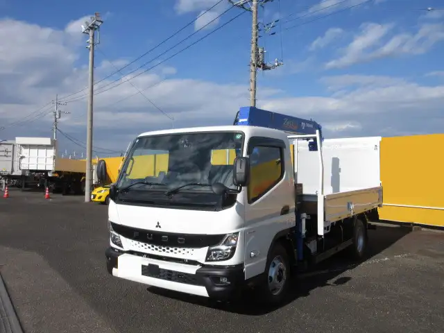 三菱 キャンター 小型 クレーン付 パワーゲート 4段 の中古トラック【車両No.177606】