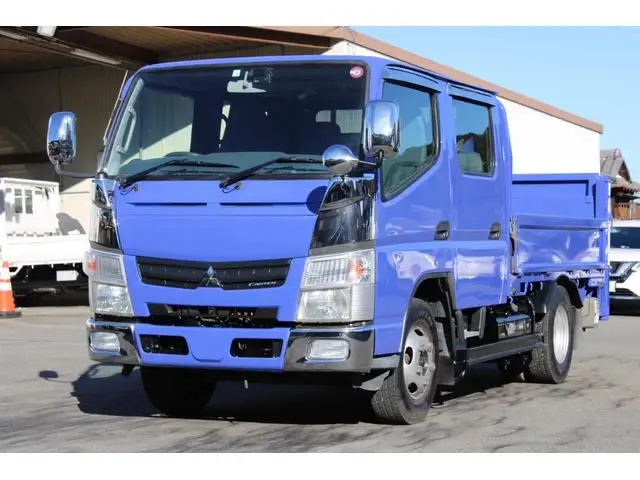 三菱 キャンター 小型 平ボディ Wキャブ パワーゲート の中古トラック【車両No.177835】