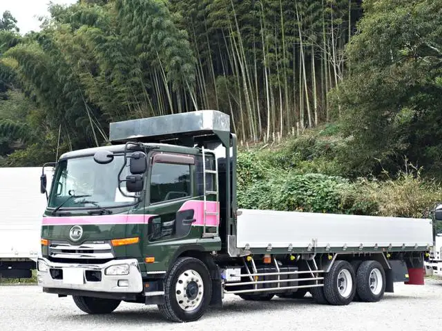 日産UD コンドル 中型/増トン 平ボディ アルミブロック ベッド の中古トラック【車両No.177938】