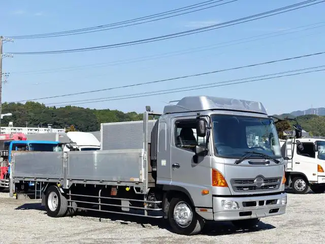 日野 レンジャー 中型/増トン 平ボディ パワーゲート 床鉄板 の中古トラック【車両No.177961】