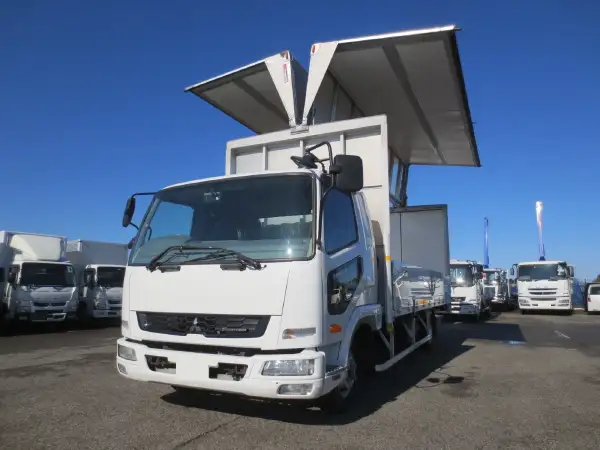三菱 ファイター 中型/増トン ウイング ベッド TKG-FK61F の中古トラック【車両No.178006】