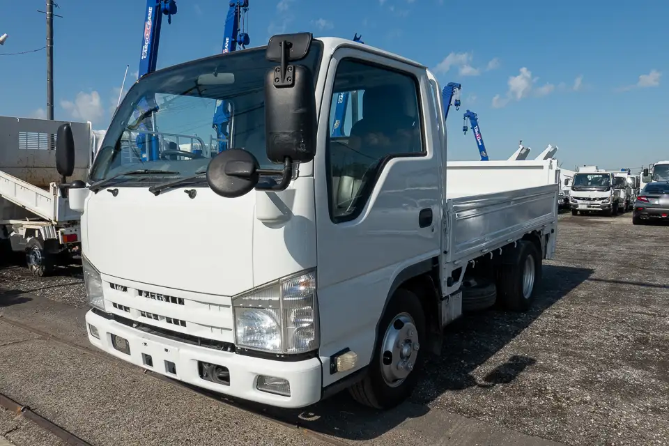 いすゞ エルフ 小型 平ボディ パワーゲート 床鉄板 の中古トラック【車両No.178027】