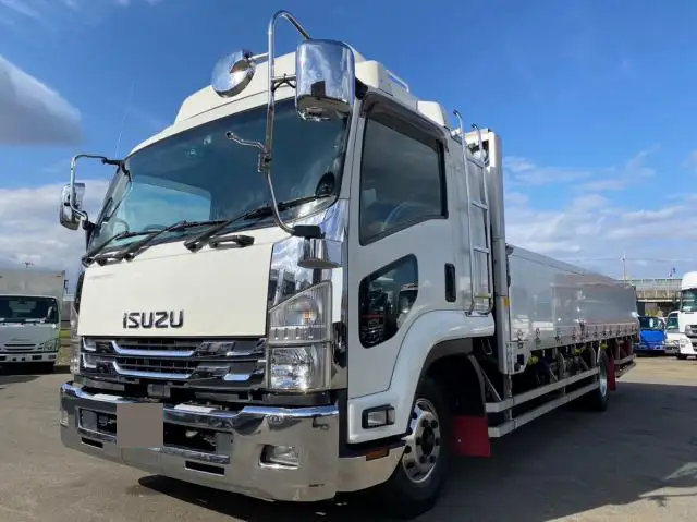いすゞ フォワード 中型/増トン 平ボディ アルミブロック ベッド の中古トラック【車両No.178022】
