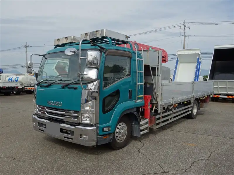 いすゞ フォワード 中型/増トン クレーン付 アルミブロック 4段 の中古トラック【車両No.178166】