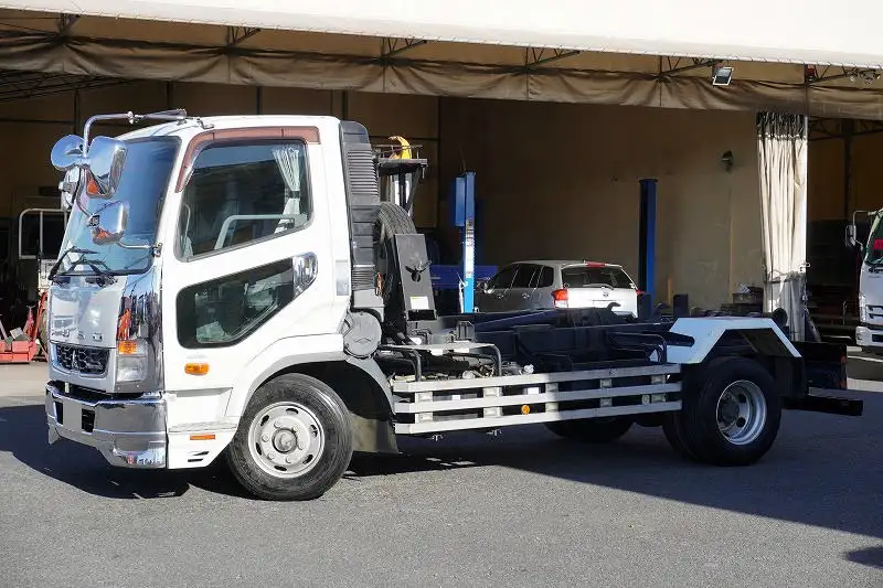 三菱 ファイター 中型/増トン アームロール ツインホイスト TKG-FK71F の中古トラック【車両No.178155】