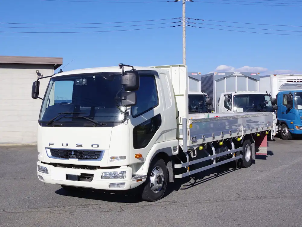 三菱 ファイター 中型/増トン 平ボディ アルミブロック ベッド の中古トラック【車両No.178246】