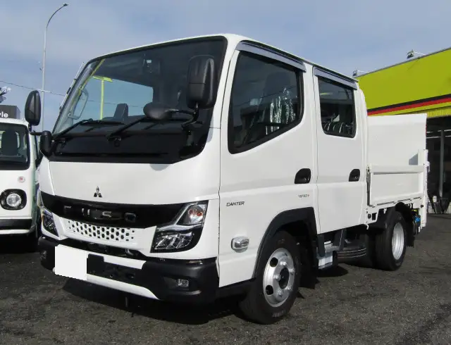 三菱 キャンター 小型 平ボディ Wキャブ パワーゲート の中古トラック【車両No.178315】