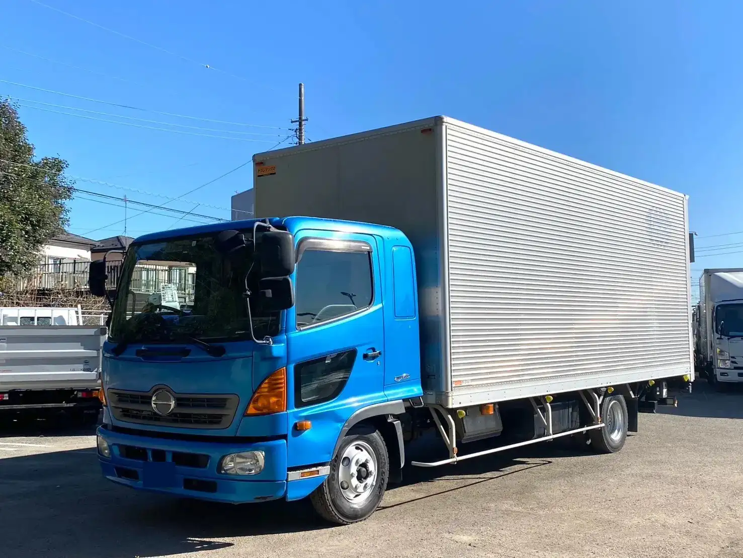 日野 レンジャー 中型/増トン アルミバン パワーゲート ベッド の中古トラック【車両No.178351】