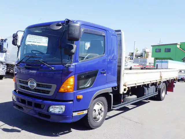 日野 レンジャー 中型/増トン 平ボディ エアサス ベッド の中古トラック【車両No.178431】
