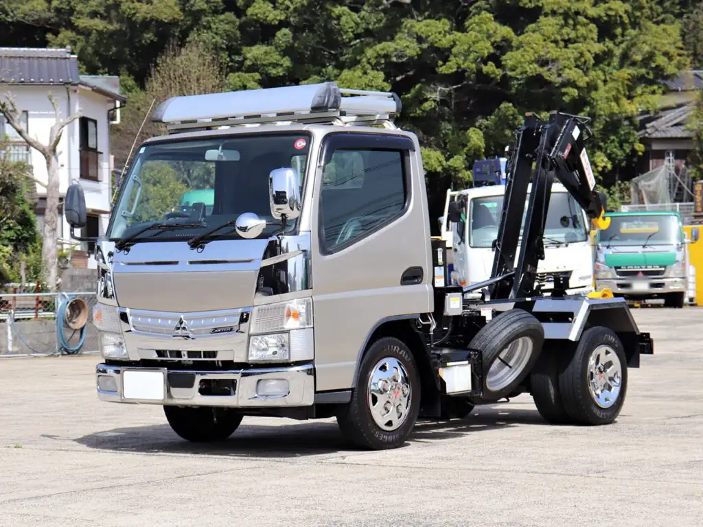 三菱 キャンター 小型 アームロール シングルホイスト 2PG-FBAV0 の中古トラック【車両No.178456】