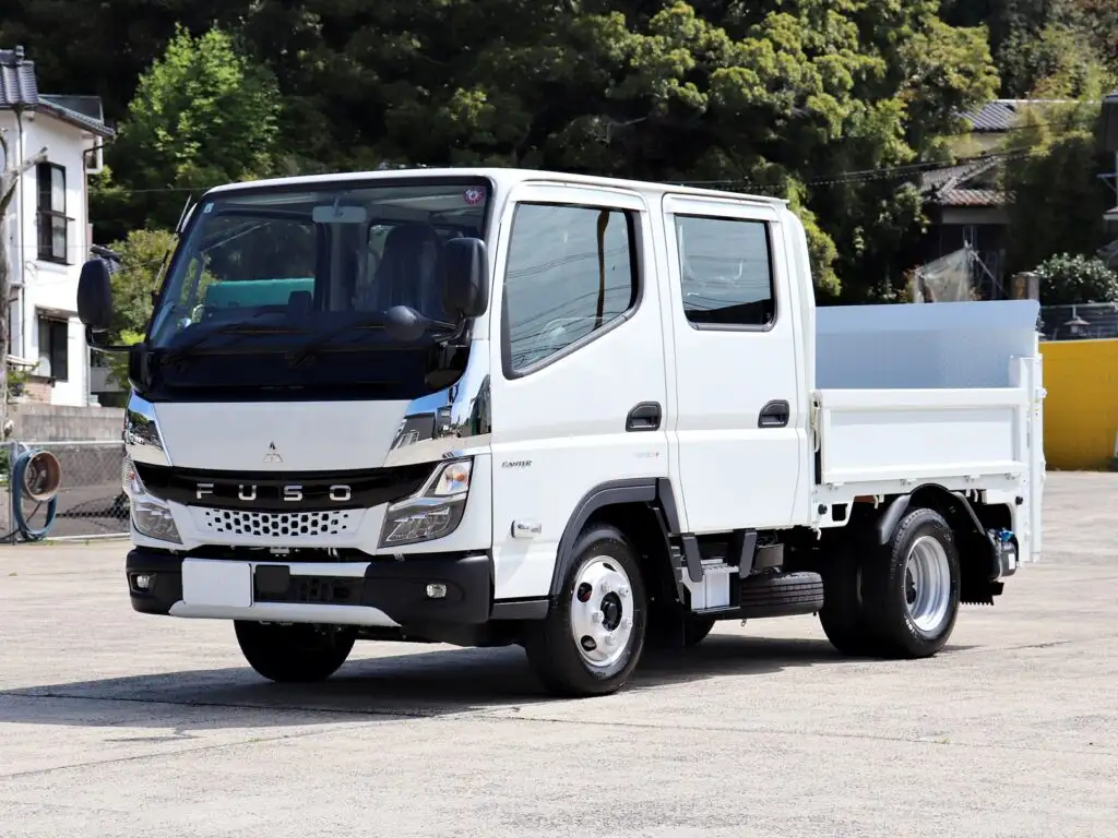 三菱 キャンター 小型 平ボディ Wキャブ パワーゲート の中古トラック【車両No.178515】