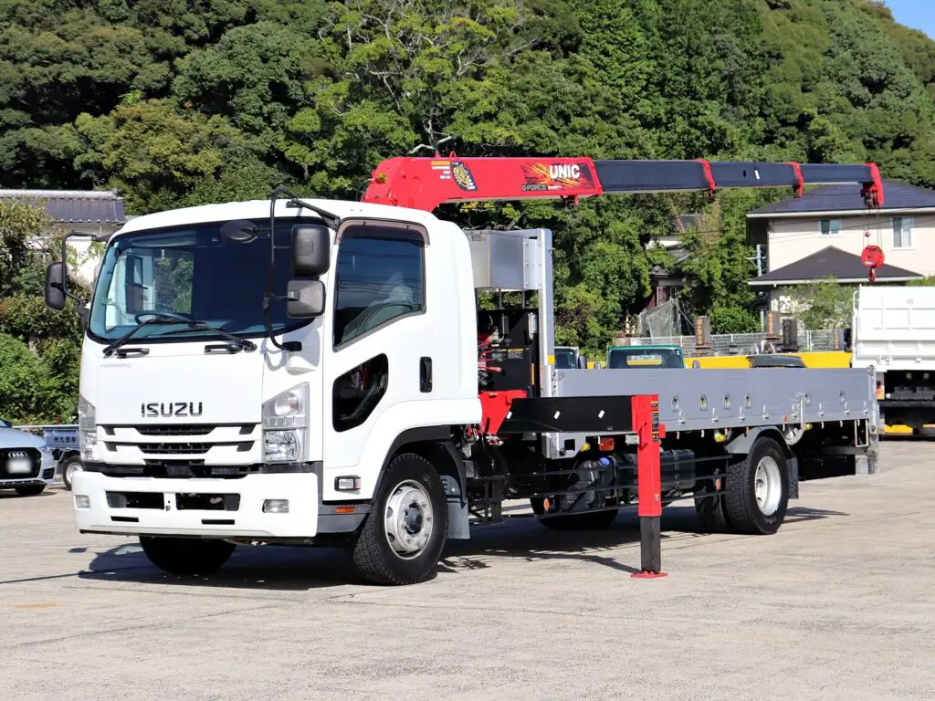 いすゞ フォワード 中型/増トン クレーン付 床鉄板 アルミブロック の中古トラック【車両No.178529】