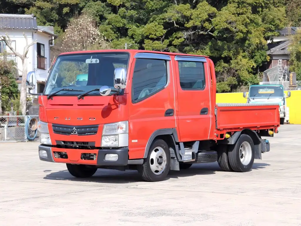 三菱 キャンター 小型 平ボディ Wキャブ 床鉄板 の中古トラック【車両No.178564】