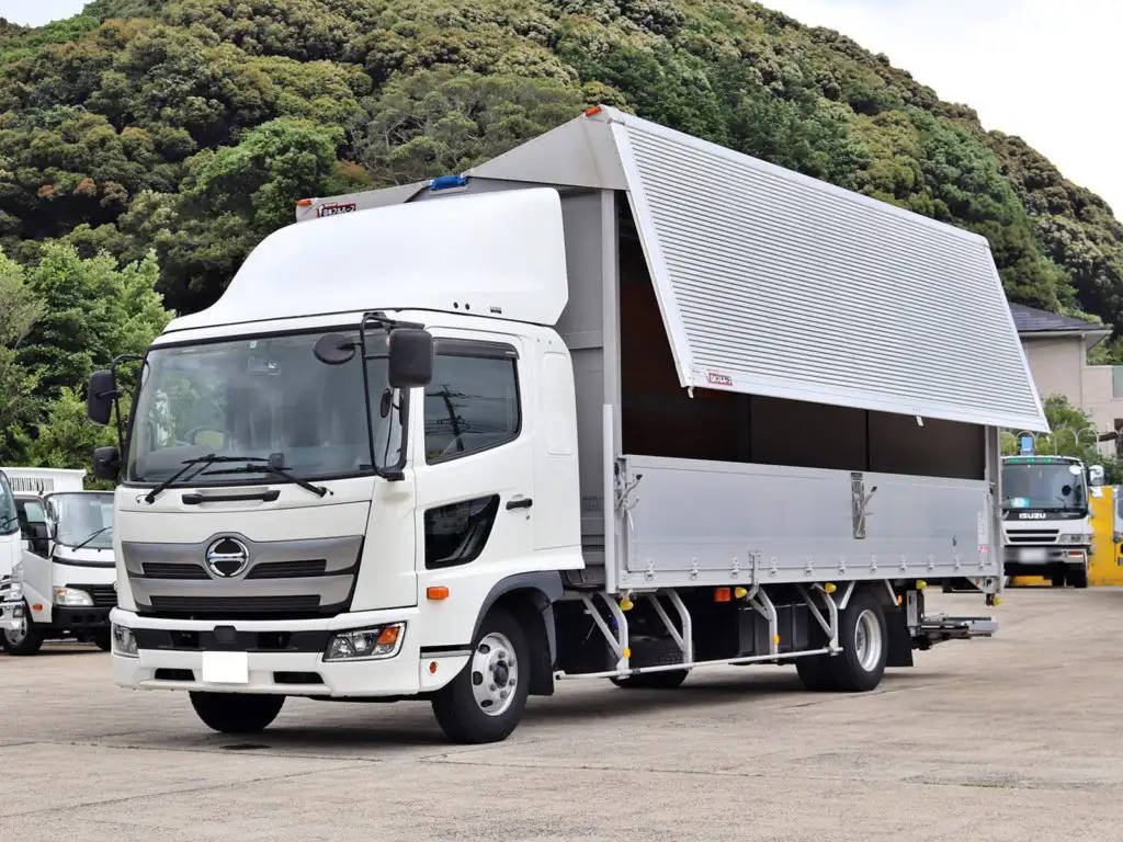 日野 レンジャー 中型/増トン ウイング パワーゲート ベッド の中古トラック【車両No.178552】